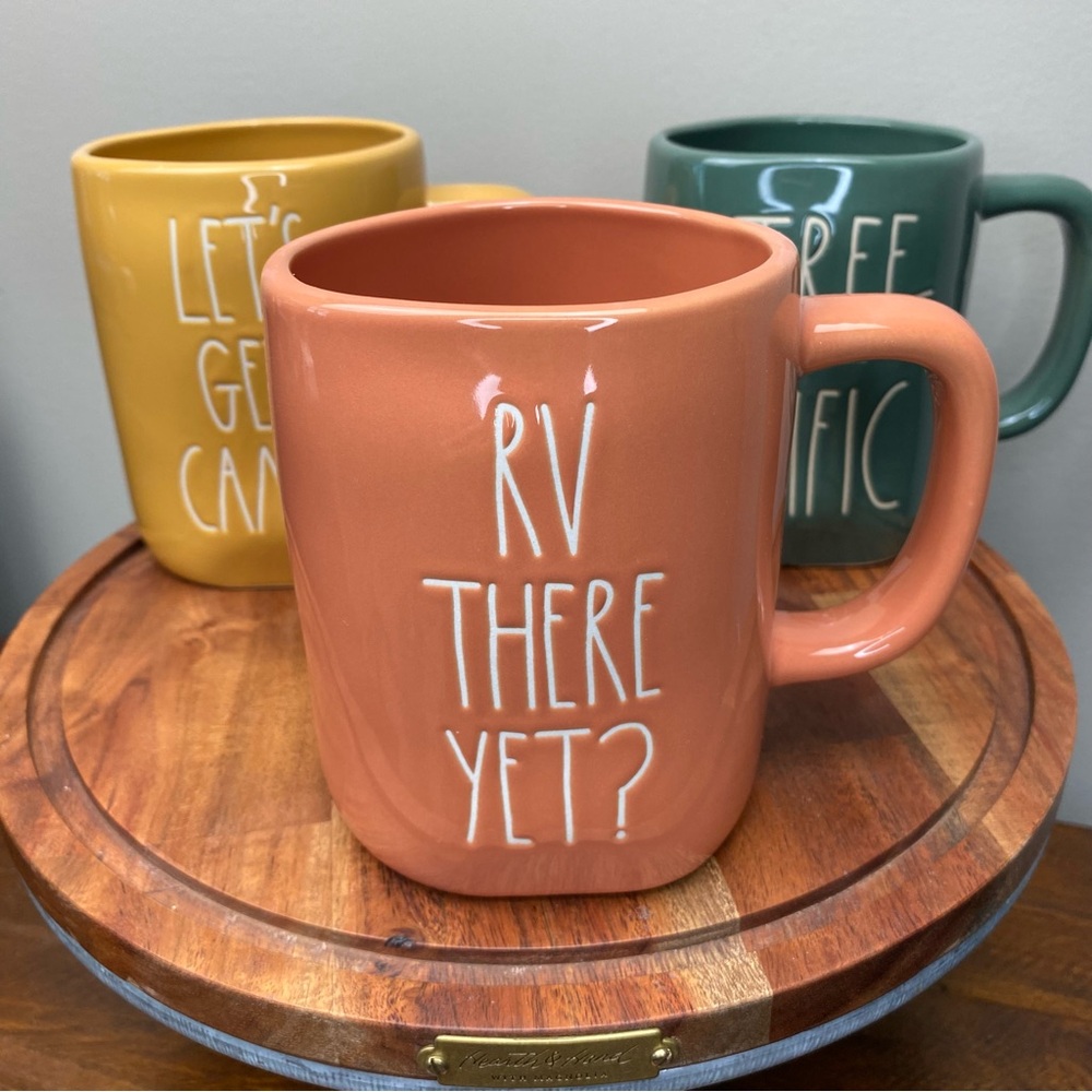 RAE DUNN mug RV THERE YET?